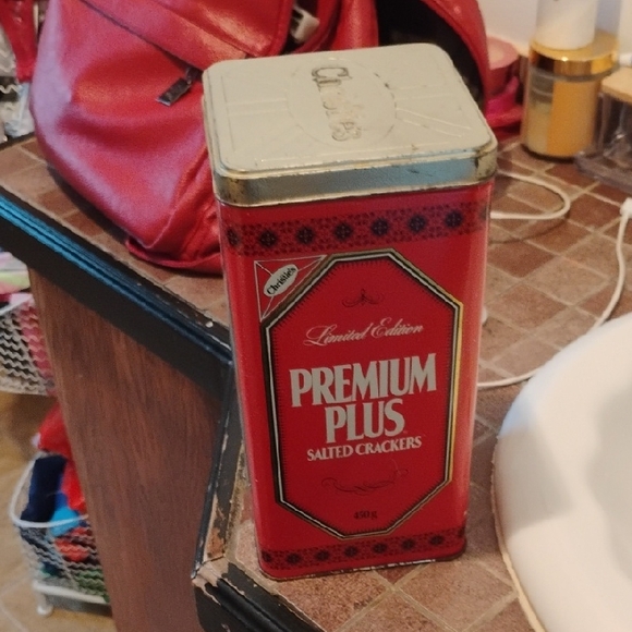 Other - Red Tin Salted Crackers